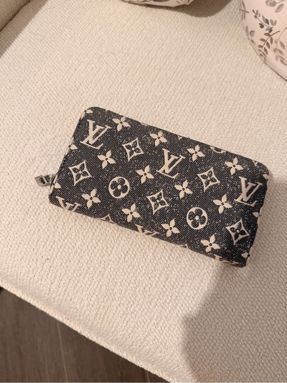 Louis Vuitton Denim Monogram Zippy Wallet